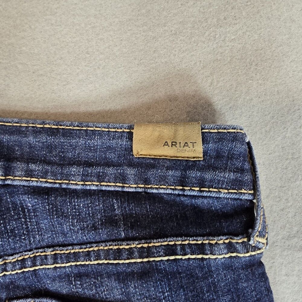 Ariat Jeans Womens 27 Ella Slim Trouser High Rise Rascal Blue 10032550 - Picture 6 of 9